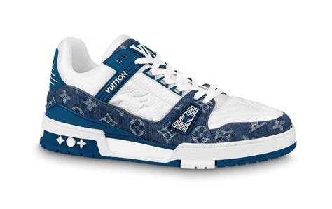 lv sneakers denim